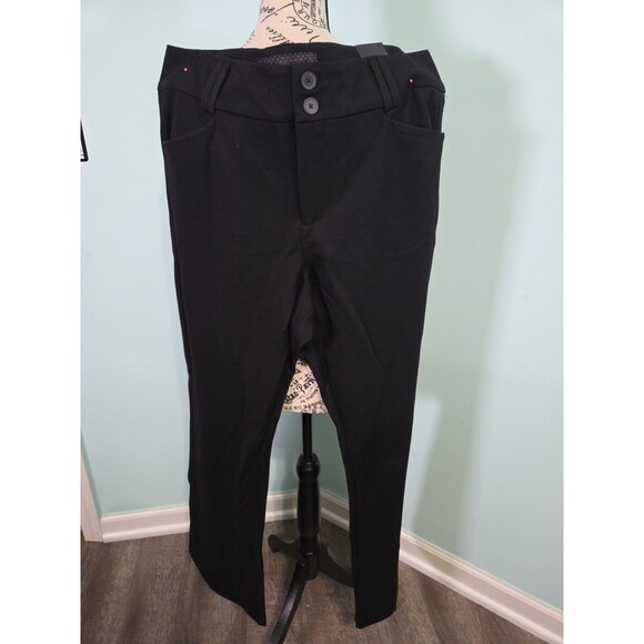 torrid Pants - Studio by Torrid Black Ponte Pull On Pants trouser 22 r new with tags